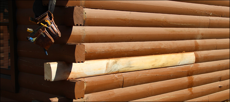 Log Home Damage Repair  Montgomery County,  North Carolina